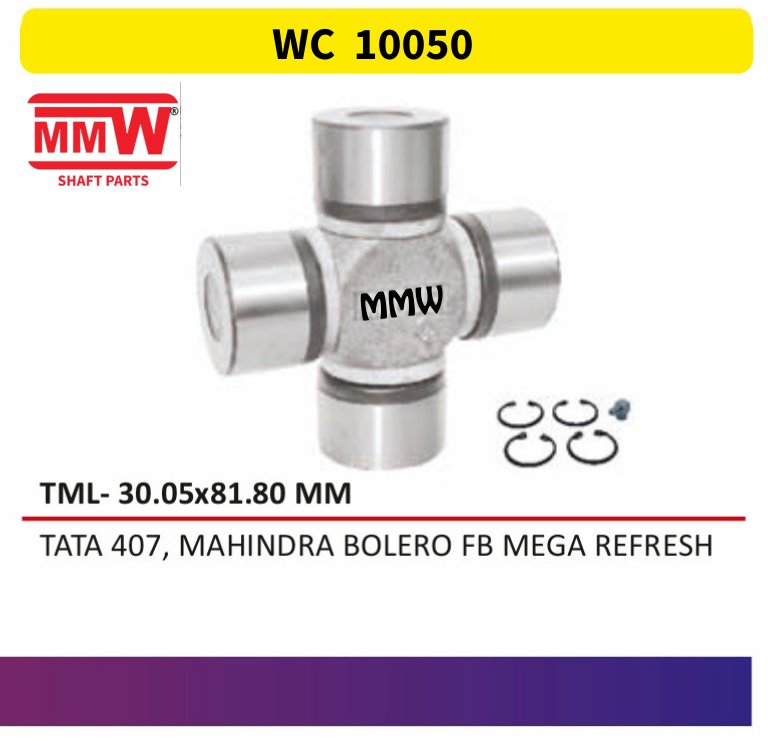 UJ Cross parts by MMW Auto Industries